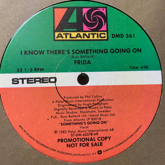 Frida : I Know There's Something Going On (12", Promo, AR )