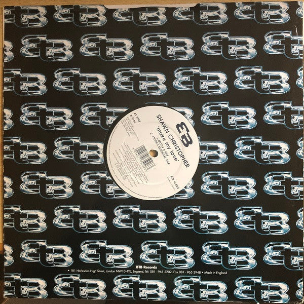 Shawn Christopher : Make My Love (Mixes By Stonebridge - Motiv 8) (12", Single)