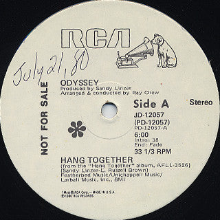 Odyssey (2) : Hang Together (12", Promo)