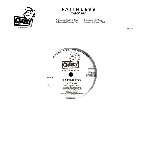 Faithless : Insomnia (2x12", Promo)