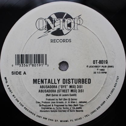 Mentally Disturbed : Abusadora (12")
