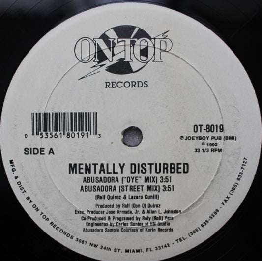 Mentally Disturbed : Abusadora (12")