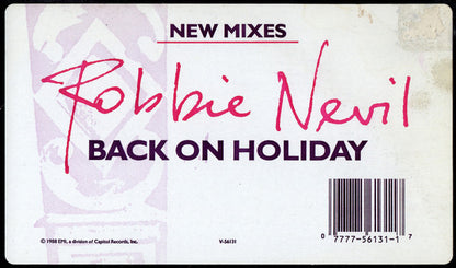 Robbie Nevil : Back On Holiday (New Mixes) (12")