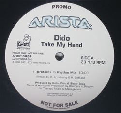 Dido : Take My Hand (12", Promo)