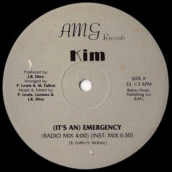 Kim (33) : (It's An) Emergency (12")
