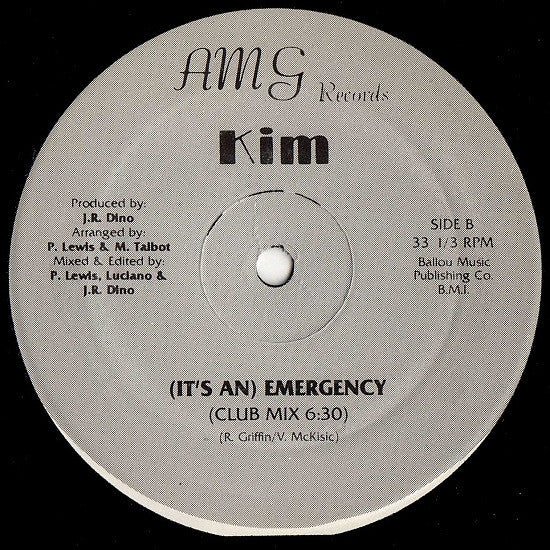 Kim (33) : (It's An) Emergency (12")