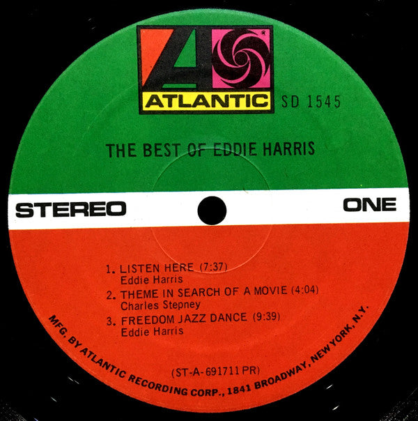 Eddie Harris : The Best Of Eddie Harris (LP, Comp, Pre)