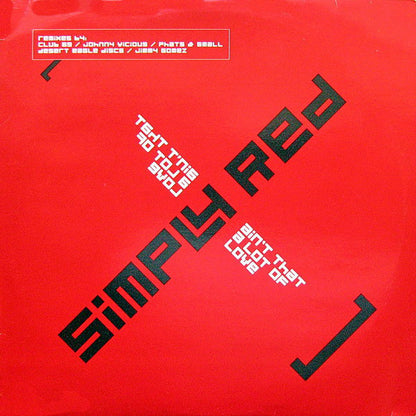 Simply Red : Ain't That A Lot Of Love (2x12")