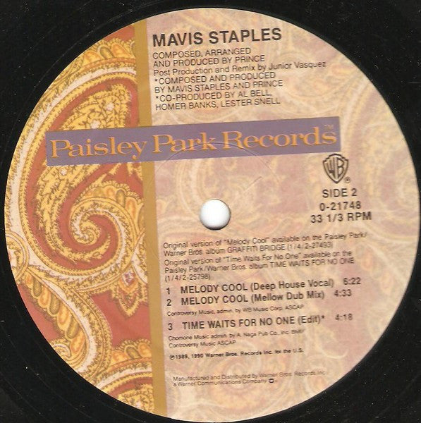 Mavis Staples : Melody Cool (12", Maxi)