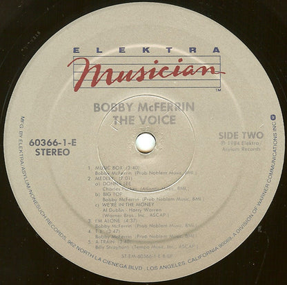 Bobby McFerrin : The Voice (LP, Album, SP )