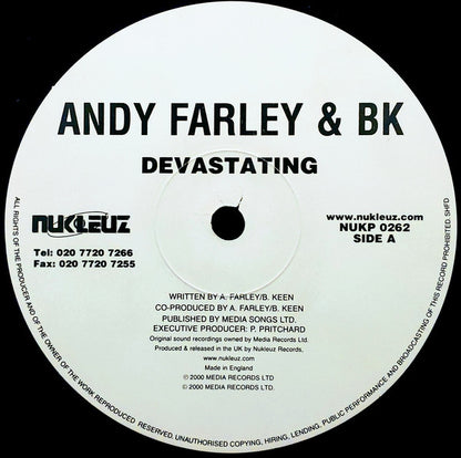 Andy Farley & BK : Devastating (12")