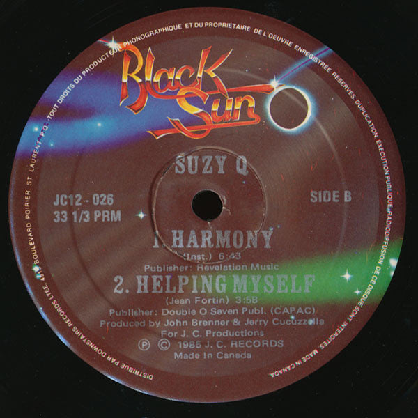 Suzy Q : Harmony (12")