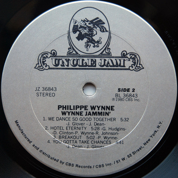 Philippe Wynne : Wynne Jammin' (LP, Album, San)