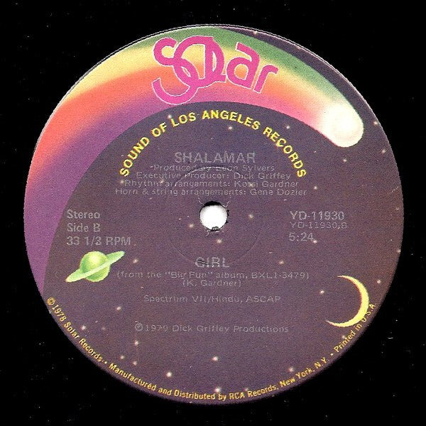 Shalamar : Right In The Socket (12")