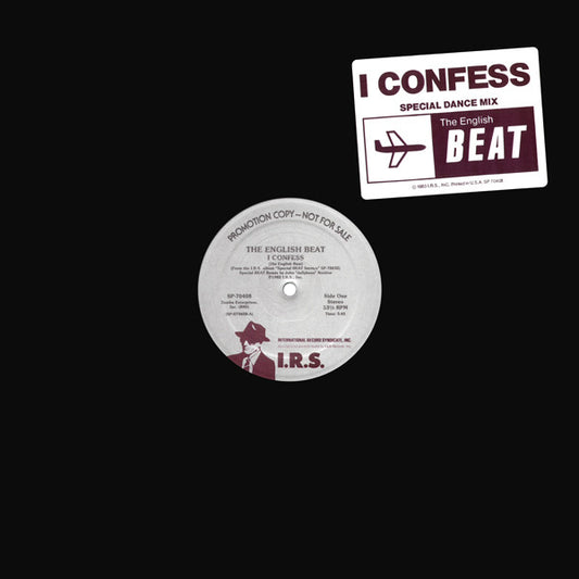 The English Beat* : I Confess (Special Dance Mix) (12", Single, Promo)