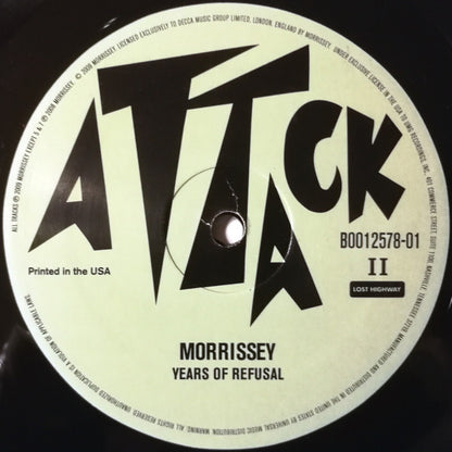 Morrissey : Years Of Refusal (LP, Album)