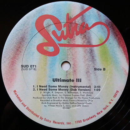 Ultimate III* : I Want You Back (12")