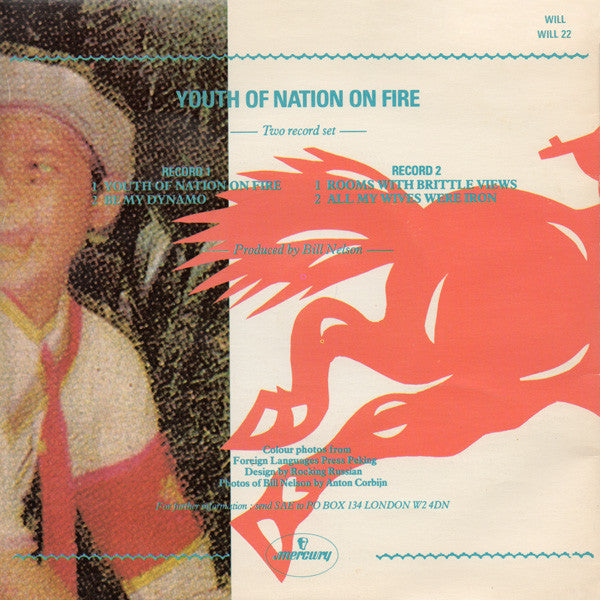 Bill Nelson : Youth Of Nation On Fire (2x7", Single)