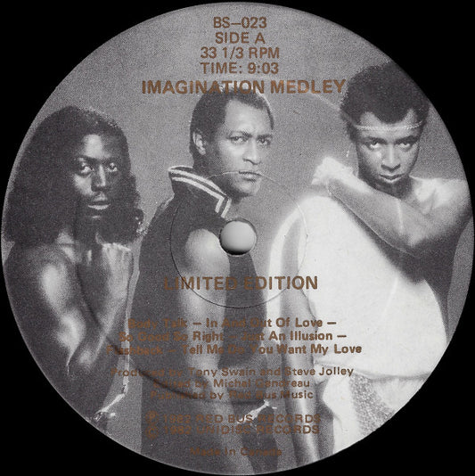Imagination : Imagination Medley / Just An Illusion (12", Ltd)