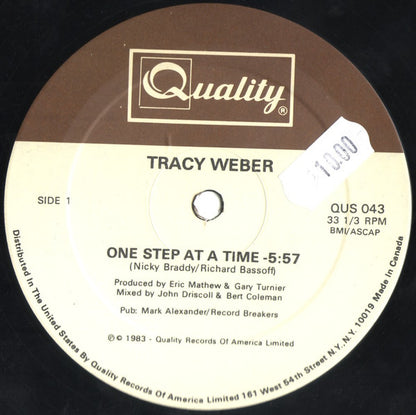 Tracy Weber : One Step At A Time (12")