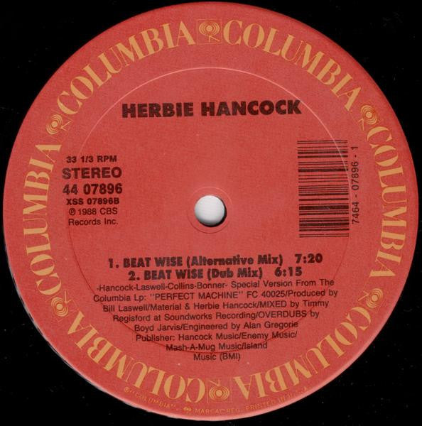 Herbie Hancock : Beat Wise (12")