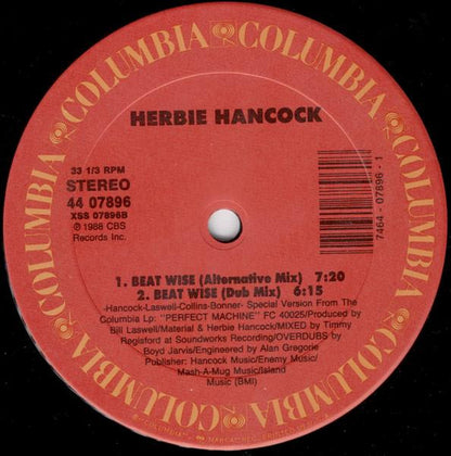Herbie Hancock : Beat Wise (12")