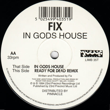 Fix (3) : In Gods House (12")