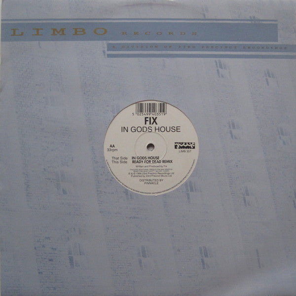 Fix (3) : In Gods House (12")