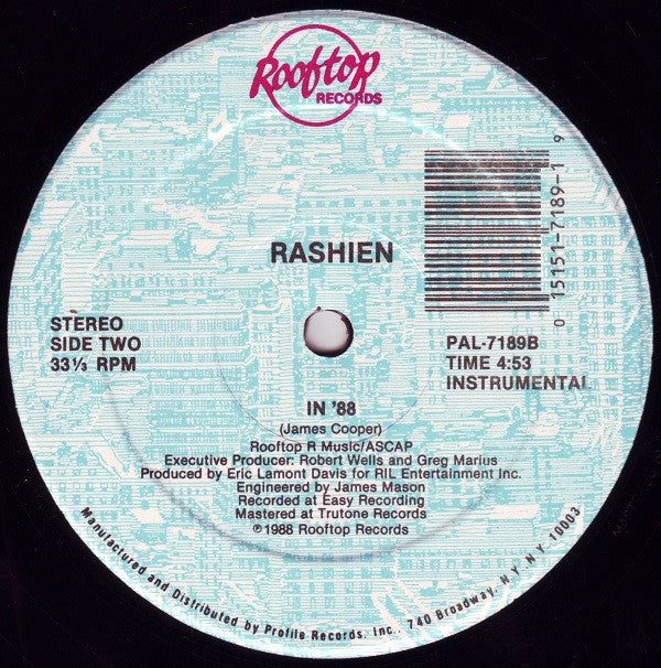 Rashien : In '88 (12", Single)