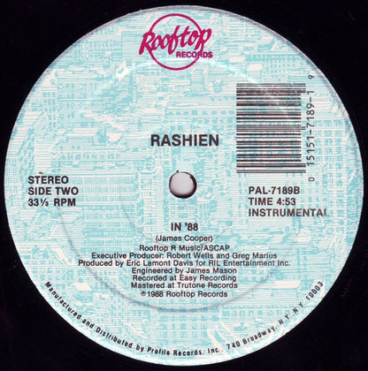 Rashien : In '88 (12", Single)