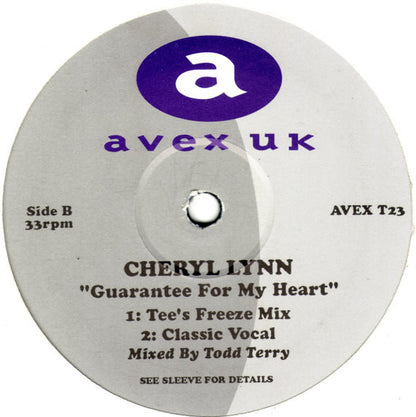 Cheryl Lynn : Got To Be Real / Guarantee For My Heart ('96 Remixes) (12")