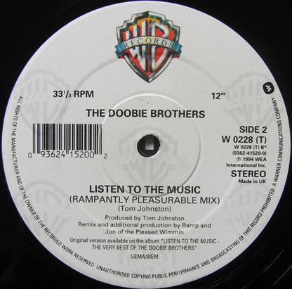 The Doobie Brothers : Listen To The Music (12", Single)