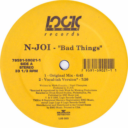 N-Joi : Bad Things (12")