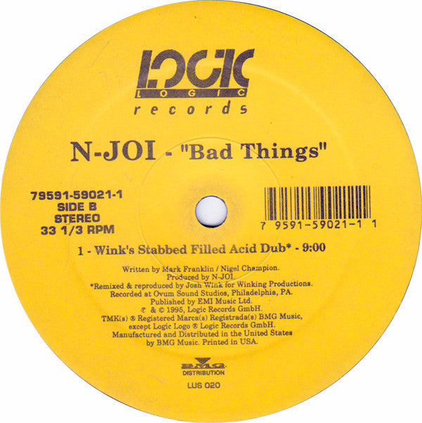 N-Joi : Bad Things (12")