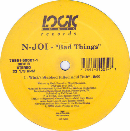 N-Joi : Bad Things (12")