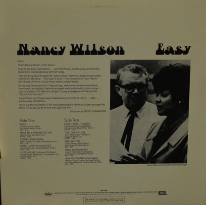 Nancy Wilson : Easy (LP, Album, RE)