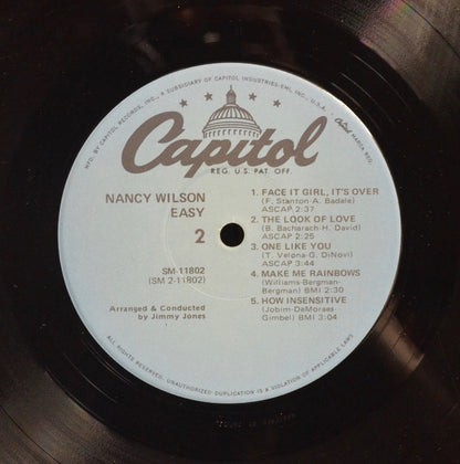 Nancy Wilson : Easy (LP, Album, RE)