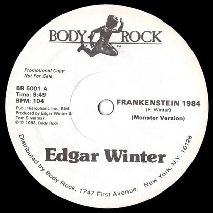 Edgar Winter : Frankenstein 1984 (12", Promo)