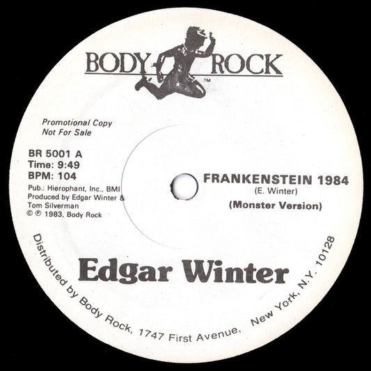 Edgar Winter : Frankenstein 1984 (12", Promo)