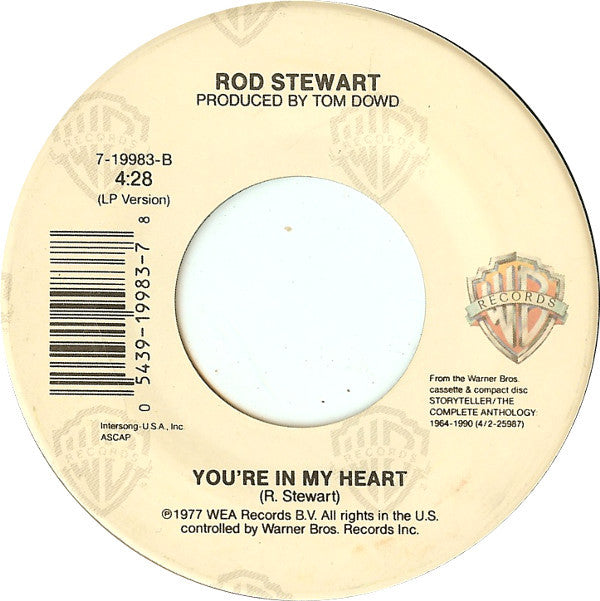 Rod Stewart With Ronald Isley : This Old Heart Of Mine (7")