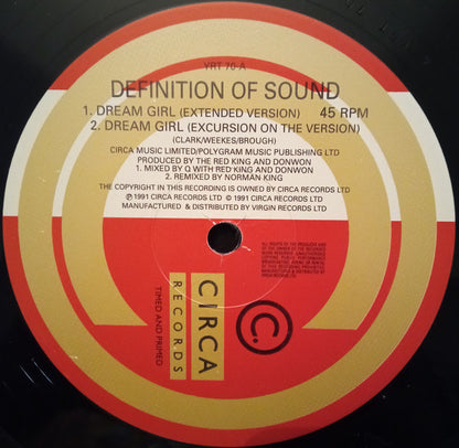 Definition Of Sound : Dream Girl (12", Single)