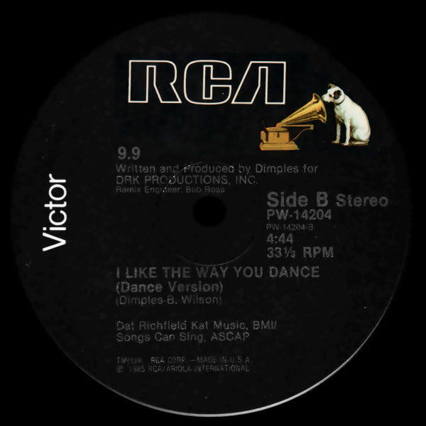 9.9 : I Like The Way You Dance (12")