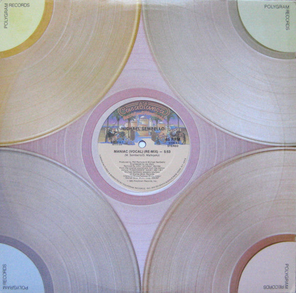 Michael Sembello : Maniac (12", Single, 53 )