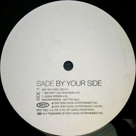 Sade : By Your Side (12", Promo)