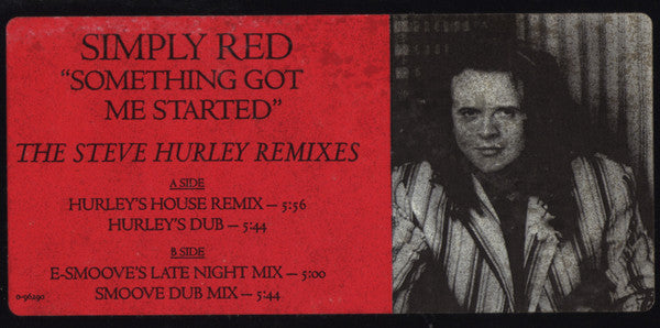 Simply Red : Something Got Me Started (12", Promo)