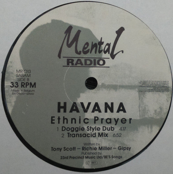 Havana : Ethnic Prayer (12")