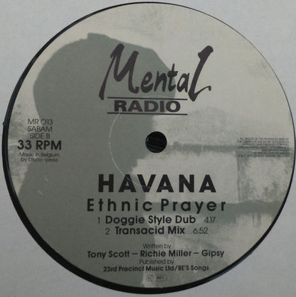 Havana : Ethnic Prayer (12")