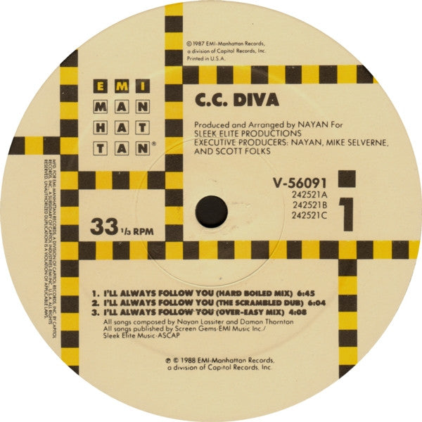 cc: DIVA : I'll Always Follow You (12", Single)