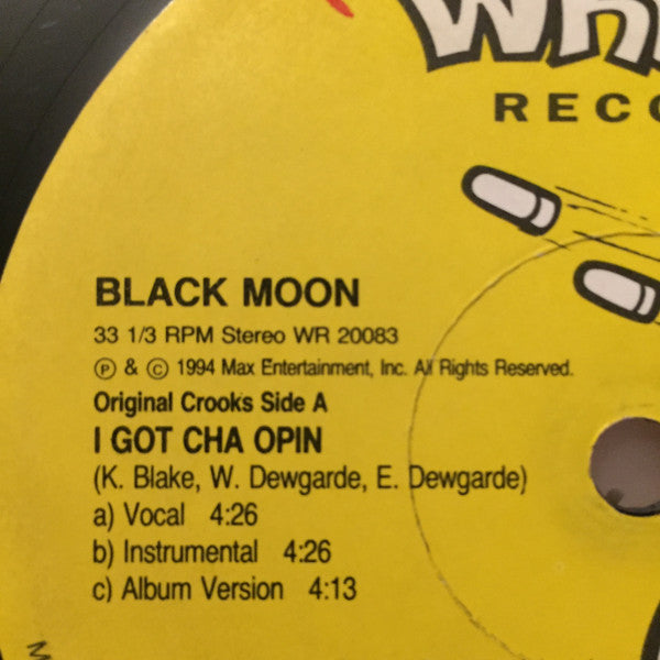 Black Moon : I Got Cha Opin / Reality (Killing Every ...) (12", Maxi)