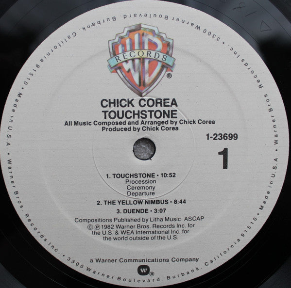 Chick Corea : Touchstone (LP, Album, Spe)
